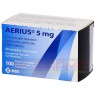 AERIUS 5 mg Filmtabletten 100 St | ЭРИУС таблетки покрытые оболочкой 100 шт | ACA MÜLLER/ADAG PHARMA | Дезлоратадин