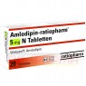 AMLODIPIN-ratiopharm 5 mg N Tabletten 20 St | АМЛОДИПИН таблетки 20 шт | RATIOPHARM | Амлодипин