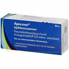 Апекснар | Apexxnar | Пневмококк очищенный полисахаридный антиген конъюгированный