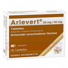 Арлеверт | Arlevert | Цинаризин, дименгідринат