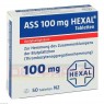 ASS 100 HEXAL Tabletten 50 St | АСС таблетки 50 шт | HEXAL | Ацетилсалициловая кислота