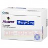 ATOZET 10 mg/40 mg Filmtabletten 30 St | АТОЗЕТ таблетки покрытые оболочкой 30 шт | ORGANON | Аторвастатин, эзетимиб