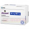 ATOZET 10 mg/40 mg Filmtabletten 100 St | АТОЗЕТ таблетки покрытые оболочкой 100 шт | ORGANON | Аторвастатин, эзетимиб