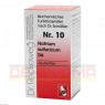 BIOCHEMIE 10 Natrium sulfuricum D 6 Tabletten 200 St | БІОХЕМИ таблетки 200 шт | DR.RECKEWEG