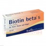 BIOTIN BETA 5 Tabletten 50 St | БИОТИН таблетки 50 шт | BETAPHARM | Биотин