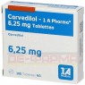 CARVEDILOL-1A Pharma 6,25 mg Tabletten 100 St | КАРВЕДИЛОЛ таблетки 100 шт | 1 A PHARMA | Карведилол