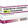 CEFPODOXIM-ratiopharm 100 mg Filmtabletten 20 St | ЦЕФПОДОКСИМ таблетки покрытые оболочкой 20 шт | RATIOPHARM | Цефподоксим