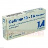 CETIRIZIN 10-1A Pharma Filmtabletten 20 St | ЦЕТИРИЗИН таблетки вкриті оболонкою 20 шт | 1 A PHARMA | Цетиризин