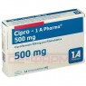 CIPRO-1A Pharma 500 mg Filmtabletten 14 St | ЦИПРО таблетки покрытые оболочкой 14 шт | 1 A PHARMA | Ципрофлоксацин