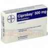 CIPROBAY 500 Filmtabletten 14 St | ЦИПРОБАЙ таблетки покрытые оболочкой 14 шт | KOHLPHARMA | Ципрофлоксацин