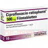 CIPROFLOXACIN-ratiopharm 500 mg Filmtabletten 10 St | ЦИПРОФЛОКСАЦИН таблетки вкриті оболонкою 10 шт | RATIOPHARM | Ципрофлоксацин