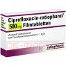 CIPROFLOXACIN-ratiopharm 500 mg Filmtabletten 20 St | ЦИПРОФЛОКСАЦИН таблетки вкриті оболонкою 20 шт | RATIOPHARM | Ципрофлоксацин