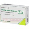 CITALOPRAM-biomo 20 mg Filmtabletten 50 St | ЦИТАЛОПРАМ таблетки вкриті оболонкою 50 шт | BIOMO PHARMA | Циталопрам