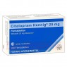 CITALOPRAM Hennig 20 mg Filmtabletten 20 St | ЦИТАЛОПРАМ таблетки вкриті оболонкою 20 шт | HENNIG | Циталопрам