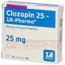 CLOZAPIN 25-1A Pharma Tabletten 20 St | КЛОЗАПІН таблетки 20 шт | 1 A PHARMA | Клозапін