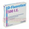 D FLUORETTEN 500 Tabletten 30 St | Д ФЛЮОРЕТТЕН таблетки 30 шт | ZENTIVA PHARMA | Колекальциферол, фторид натрия