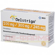 Делстриго | Delstrigo | Ламивудин, тенофовир дизопроксил, доравирин