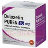 DULOXETIN PUREN 20 mg magensaftresist.Hartkapseln 98 St | ДУЛОКСЕТИН тверді капсули з ентеросолюбільним покриттям 98 шт | PUREN PHARMA | Дулоксетин
