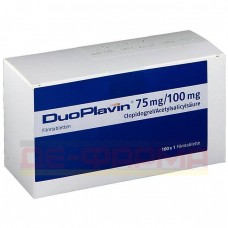 Дуоплавин | Duoplavin | Клопидогрел, ацетилсалициловая кислота