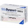 DYSPORT 300 Einheiten Pulver z.Herst.e.Inj.-Lsg. 1 St | ДИСПОРТ порошок для приготування розчину для ін'єкцій 1 шт | DOCPHARM | Ботулінічний токсин типу A