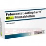 FEBUXOSTAT-ratiopharm 80 mg Filmtabletten 84 St | ФЕБУКСОСТАТ таблетки покрытые оболочкой 84 шт | RATIOPHARM | Фебуксостат