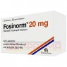 FOSINORM 20 mg Tabletten 100 St | ФОЗИНОРМ таблетки 100 шт | DR. GERHARD MANN | Фозиноприл