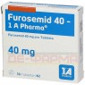 FUROSEMID 40-1A Pharma Tabletten 50 St | ФУРОСЕМИД таблетки 50 шт | 1 A PHARMA | Фуросемид