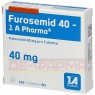 FUROSEMID 40-1A Pharma Tabletten 100 St | ФУРОСЕМИД таблетки 100 шт | 1 A PHARMA | Фуросемид