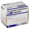 FUROSEMID-ratiopharm 500 mg Tabletten 100 St | ФУРОСЕМІД таблетки 100 шт | RATIOPHARM | Фуросемід