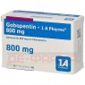 GABAPENTIN-1A Pharma 800 mg Filmtabletten 50 St | ГАБАПЕНТИН таблетки покрытые оболочкой 50 шт | 1 A PHARMA | Габапентин