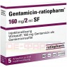 GENTAMICIN-ratiopharm 160 mg/2 ml Inj.-Lsg.SF Amp. 5x2 ml | ГЕНТАМИЦИН раствор для инъекций 5x2 мл | RATIOPHARM | Гентамицин