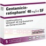 GENTAMICIN-ratiopharm 40 mg/ml Inj.-Lsg.SF Amp. 5 St | ГЕНТАМИЦИН раствор для инъекций 5 шт | RATIOPHARM | Гентамицин