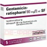 GENTAMICIN-ratiopharm 80 mg/2 ml Inj.-Lsg.SF Amp. 5 St | ГЕНТАМИЦИН раствор для инъекций 5 шт | RATIOPHARM | Гентамицин