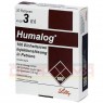 HUMALOG 100 E/ml Patrone Injektionslösung 10x3 ml | ХУМАЛОГ розчин для ін'єкцій 10x3 мл | EMRA-MED | Інсулін лізпро