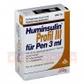 HUMINSULIN Profil III f.Pen Injektionssuspension 10x3 ml | ХУМІНСУЛІН суспензія для ін'єкцій 10x3 мл | LILLY | Інсулін (людський)