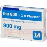 IBU 800-1A Pharma Filmtabletten 10 St | ІБУ таблетки вкриті оболонкою 10 шт | 1 A PHARMA | Ібупрофен