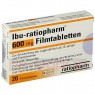 IBU-RATIOPHARM 600 mg Filmtabletten 20 St | ІБУ таблетки вкриті оболонкою 20 шт | RATIOPHARM | Ібупрофен