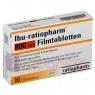 IBU-RATIOPHARM 800 mg Filmtabletten 10 St | ІБУ таблетки вкриті оболонкою 10 шт | RATIOPHARM | Ібупрофен