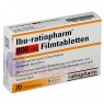 IBU-RATIOPHARM 800 mg Filmtabletten 20 St | ИБУ таблетки покрытые оболочкой 20 шт | RATIOPHARM | Ибупрофен
