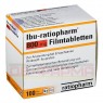 IBU-RATIOPHARM 800 mg Filmtabletten 100 St | ИБУ таблетки покрытые оболочкой 100 шт | RATIOPHARM | Ибупрофен