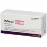 INDERAL 40 mg Filmtabletten 100 St | ІНДЕРАЛ таблетки вкриті оболонкою 100 шт | KOHLPHARMA | Пропранолол