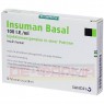 INSUMAN Basal 100 I.E./ml Injekt.-Susp.i.e.Patrone 5x3 ml | ИНСУМАН суспензия для инъекций 5x3 мл | EURIMPHARM | Инсулин (человеческий)
