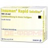 INSUMAN Rapid 100 I.E./ml SoloStar Fertigpen 10x3 ml | ІНСУМАН розчин для ін'єкцій 10x3 мл | SANOFI-AVENTIS | Інсулін (людський)
