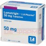 LAMOTRIGIN-1A Pharma 50 mg Tabletten 200 St | ЛАМОТРИДЖИН таблетки 200 шт | 1 A PHARMA | Ламотриджин