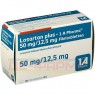 LOSARTAN plus-1A Pharma 50 mg/12,5 mg Filmtabl. 98 St | ЛОСАРТАН таблетки вкриті оболонкою 98 шт | 1 A PHARMA | Лозартан, гідрохлоротіазид