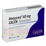 METYPRED 40 mg GALEN Tabletten 30 St | МЕТИПРЕД таблетки 30 шт | GALENPHARMA | Метилпреднізолон