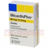 MICARDISPLUS 80 mg/12,5 mg Tabletten 28 St | МИКАРДИСПЛЮС таблетки 28 шт | EMRA-MED | Телмисартан, гидрохлоротиазид