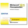 MIRTALICH 15 mg Filmtabletten 50 St | МІРТАЛІХ таблетки вкриті оболонкою 50 шт | ZENTIVA PHARMA | Міртазапін