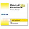 MIRTALICH 15 mg Filmtabletten 10 St | МІРТАЛІХ таблетки вкриті оболонкою 10 шт | ZENTIVA PHARMA | Міртазапін