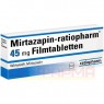MIRTAZAPIN-ratiopharm 45 mg Filmtabletten 50 St | МІРТАЗАПІН таблетки вкриті оболонкою 50 шт | RATIOPHARM | Міртазапін